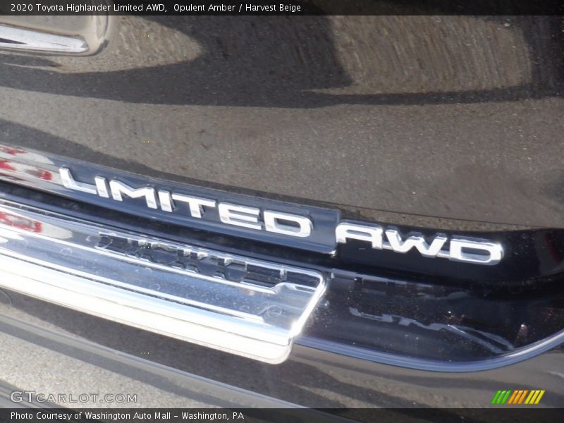 Opulent Amber / Harvest Beige 2020 Toyota Highlander Limited AWD