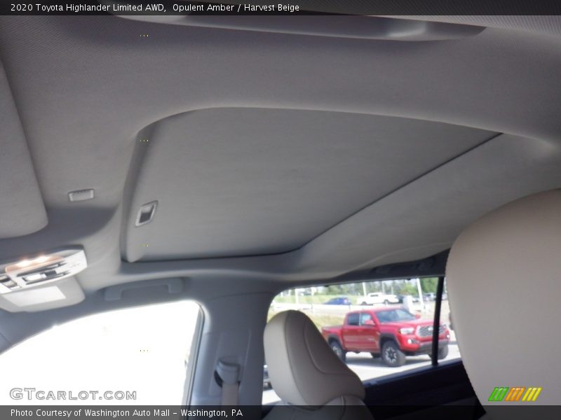 Opulent Amber / Harvest Beige 2020 Toyota Highlander Limited AWD