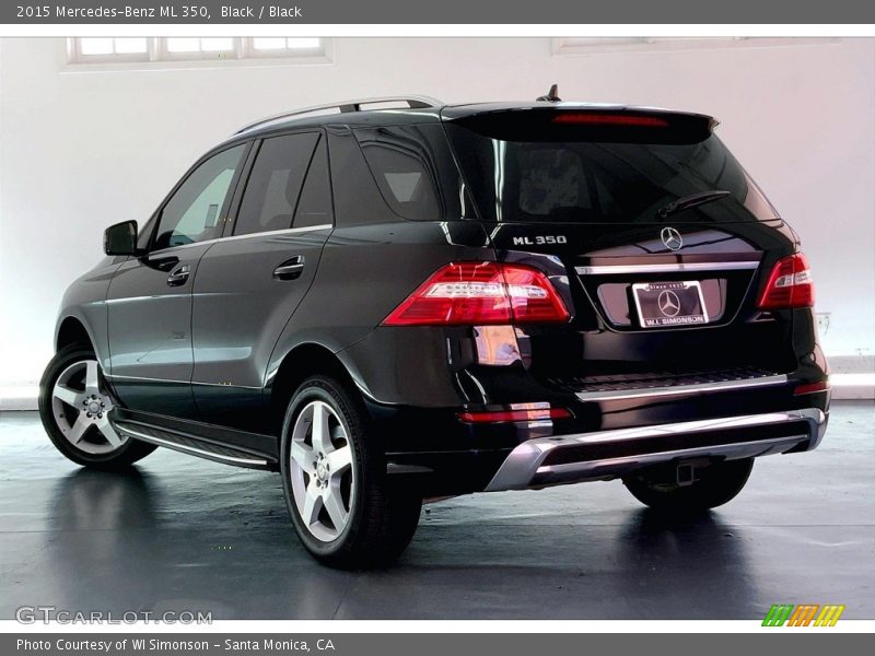 Black / Black 2015 Mercedes-Benz ML 350