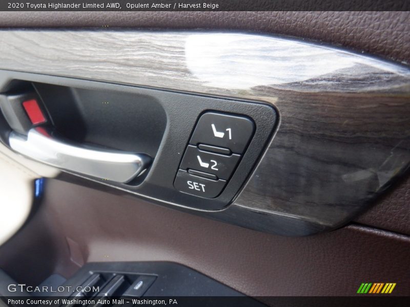 Opulent Amber / Harvest Beige 2020 Toyota Highlander Limited AWD