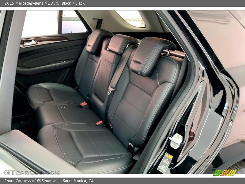 Black / Black 2015 Mercedes-Benz ML 350
