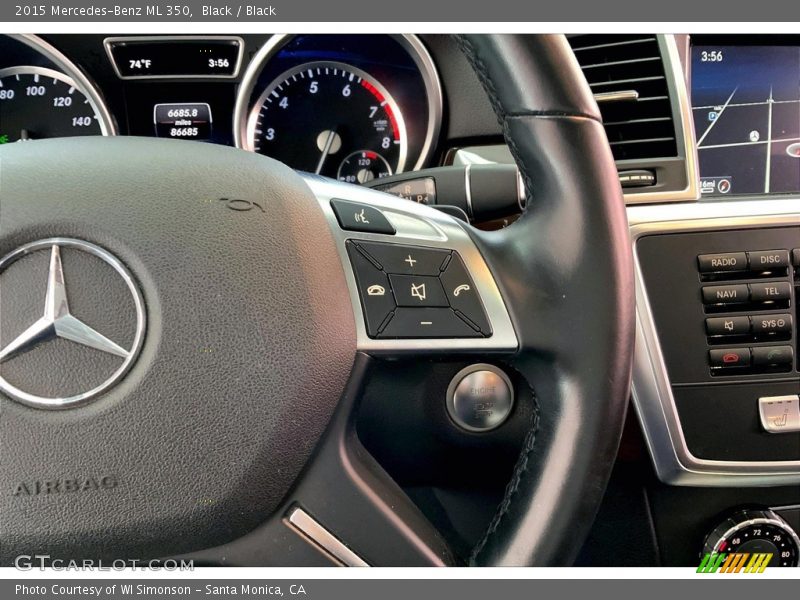 Black / Black 2015 Mercedes-Benz ML 350