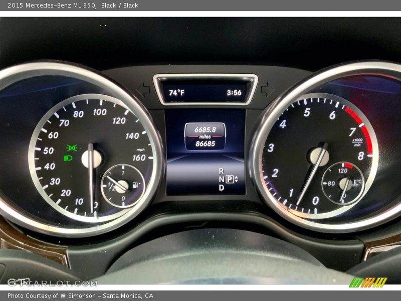 Black / Black 2015 Mercedes-Benz ML 350