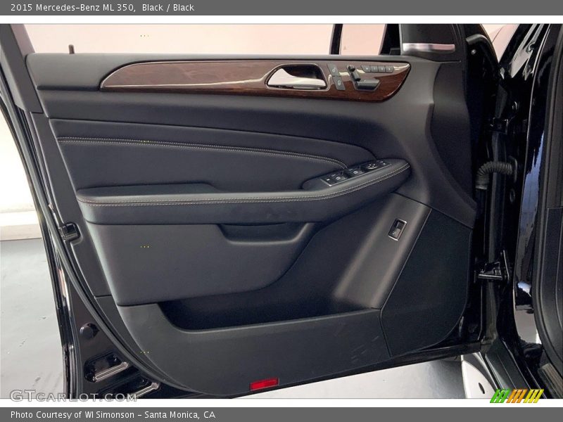 Black / Black 2015 Mercedes-Benz ML 350