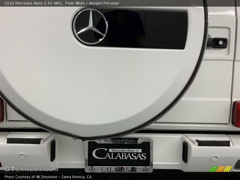 Polar White / designo Porcelain 2016 Mercedes-Benz G 63 AMG