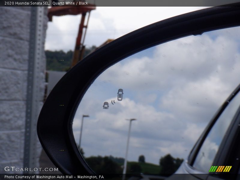Quartz White / Black 2020 Hyundai Sonata SEL