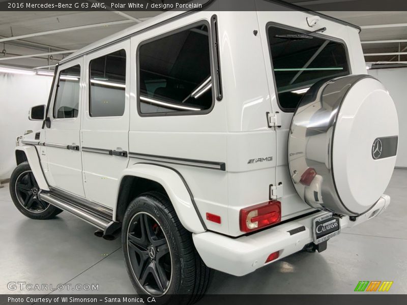 Polar White / designo Porcelain 2016 Mercedes-Benz G 63 AMG