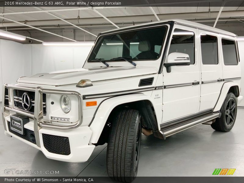 Polar White / designo Porcelain 2016 Mercedes-Benz G 63 AMG