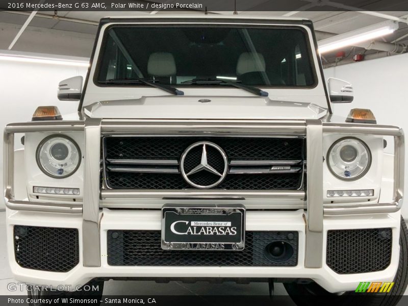 Polar White / designo Porcelain 2016 Mercedes-Benz G 63 AMG