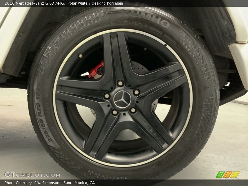 Polar White / designo Porcelain 2016 Mercedes-Benz G 63 AMG