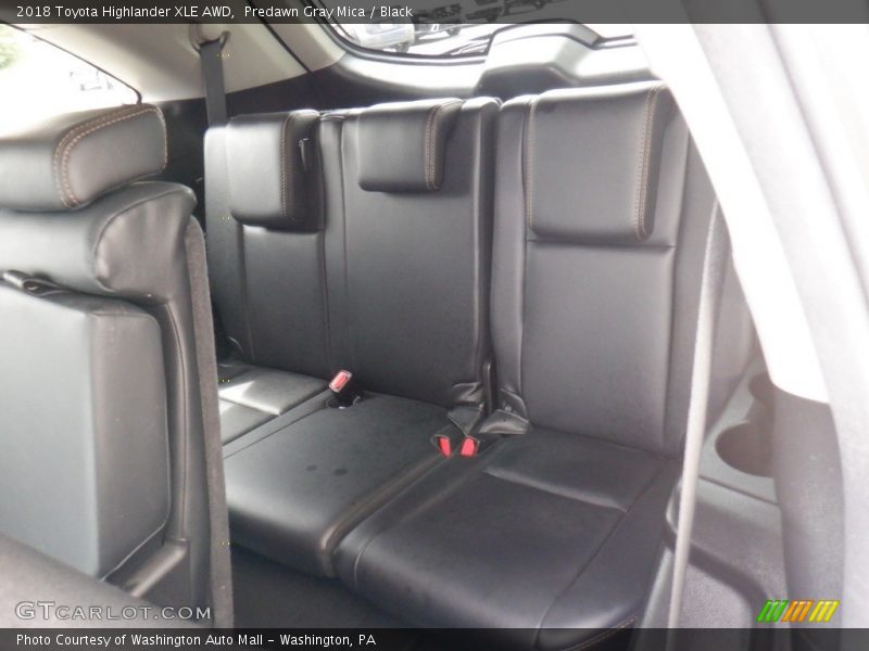 Predawn Gray Mica / Black 2018 Toyota Highlander XLE AWD