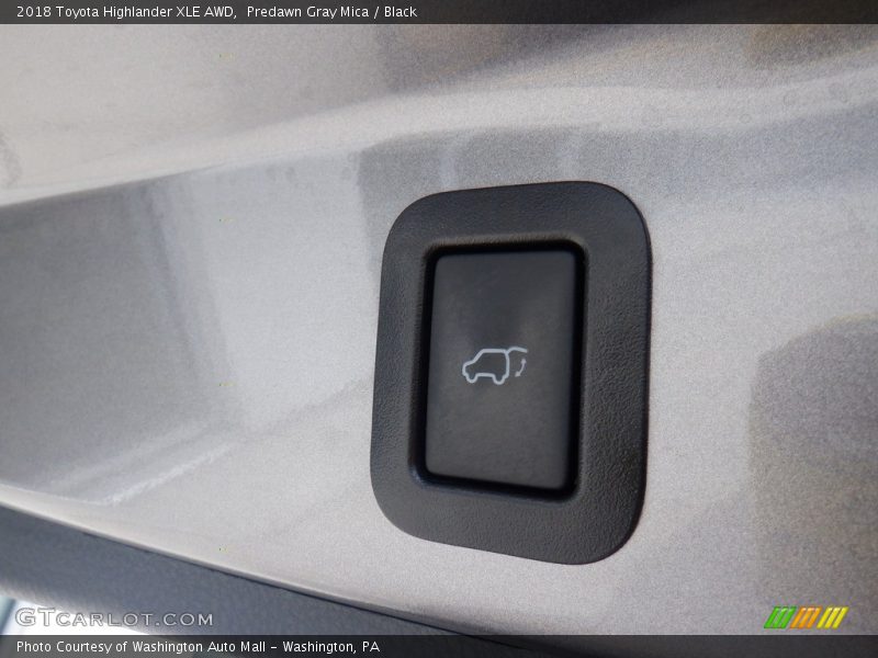 Predawn Gray Mica / Black 2018 Toyota Highlander XLE AWD