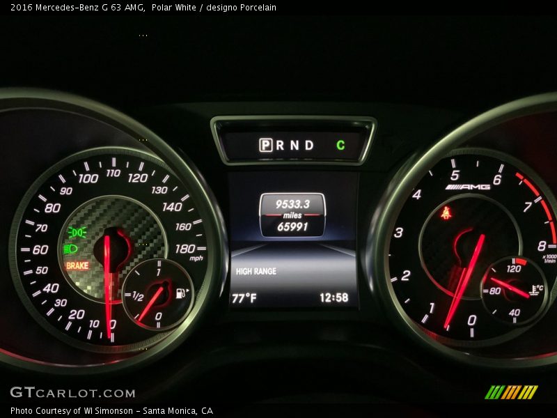 Polar White / designo Porcelain 2016 Mercedes-Benz G 63 AMG