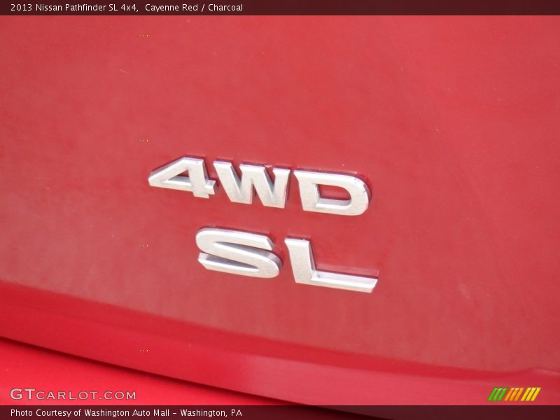 Cayenne Red / Charcoal 2013 Nissan Pathfinder SL 4x4