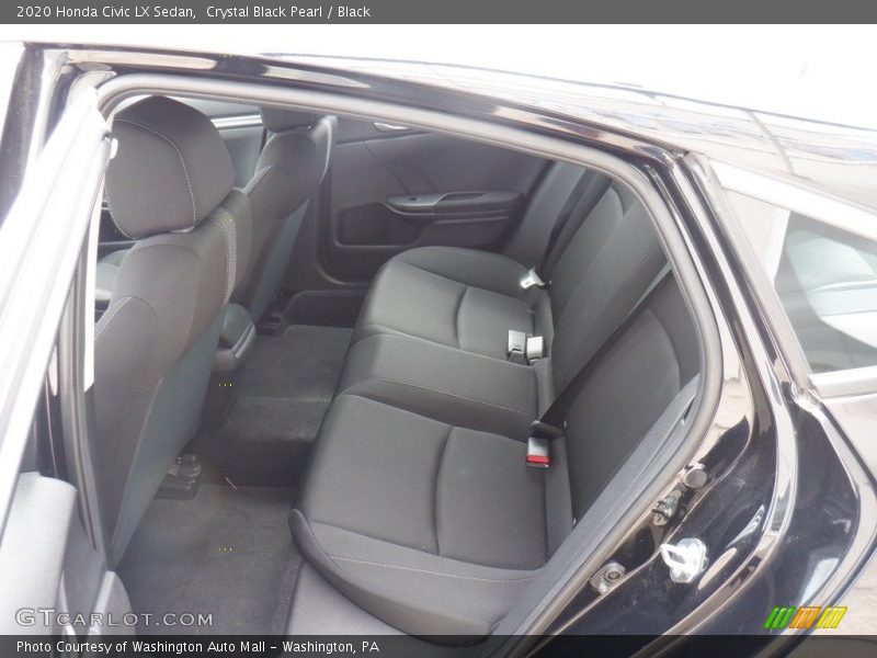 Crystal Black Pearl / Black 2020 Honda Civic LX Sedan