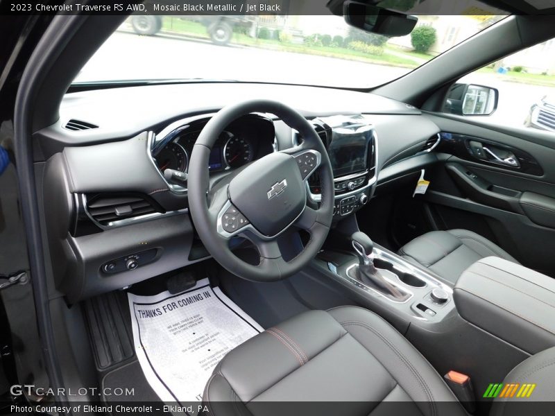 Jet Black Interior - 2023 Traverse RS AWD 