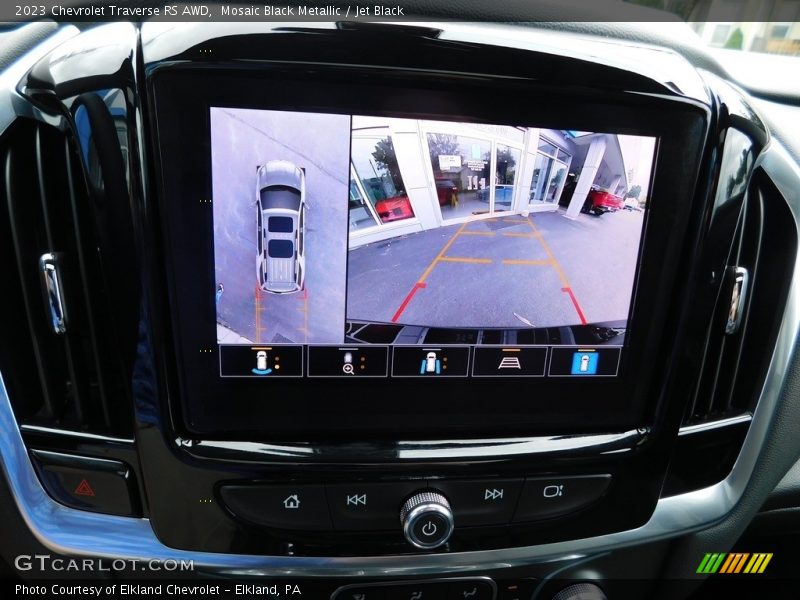 Mosaic Black Metallic / Jet Black 2023 Chevrolet Traverse RS AWD