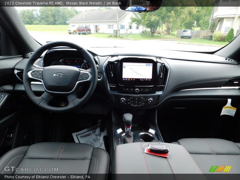 Dashboard of 2023 Traverse RS AWD