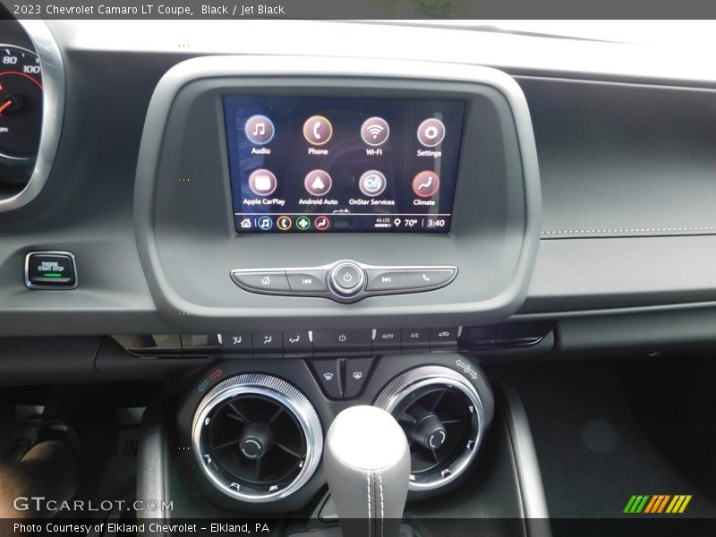 Controls of 2023 Camaro LT Coupe