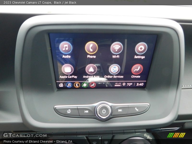 Controls of 2023 Camaro LT Coupe