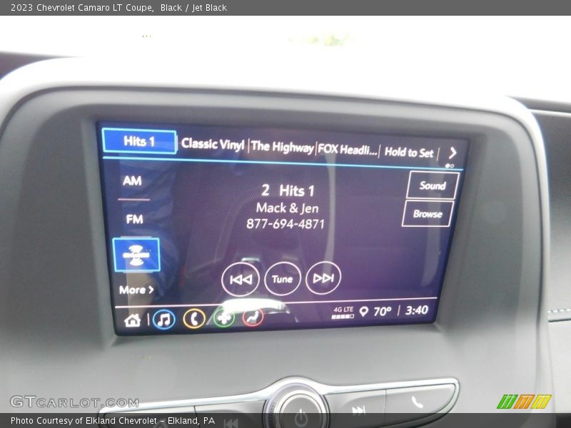 Black / Jet Black 2023 Chevrolet Camaro LT Coupe