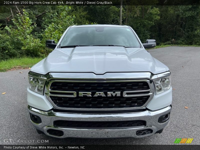 Bright White / Diesel Gray/Black 2024 Ram 1500 Big Horn Crew Cab 4x4