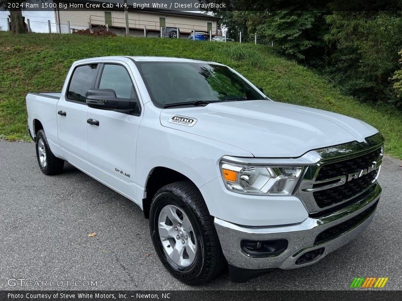 Front 3/4 View of 2024 1500 Big Horn Crew Cab 4x4