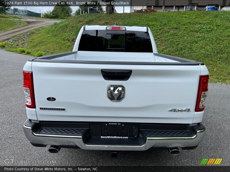 Bright White / Diesel Gray/Black 2024 Ram 1500 Big Horn Crew Cab 4x4