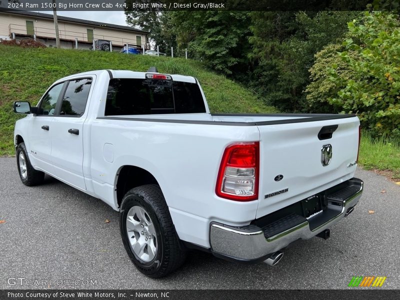 Bright White / Diesel Gray/Black 2024 Ram 1500 Big Horn Crew Cab 4x4