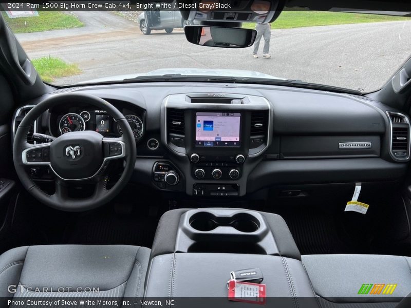 Dashboard of 2024 1500 Big Horn Crew Cab 4x4