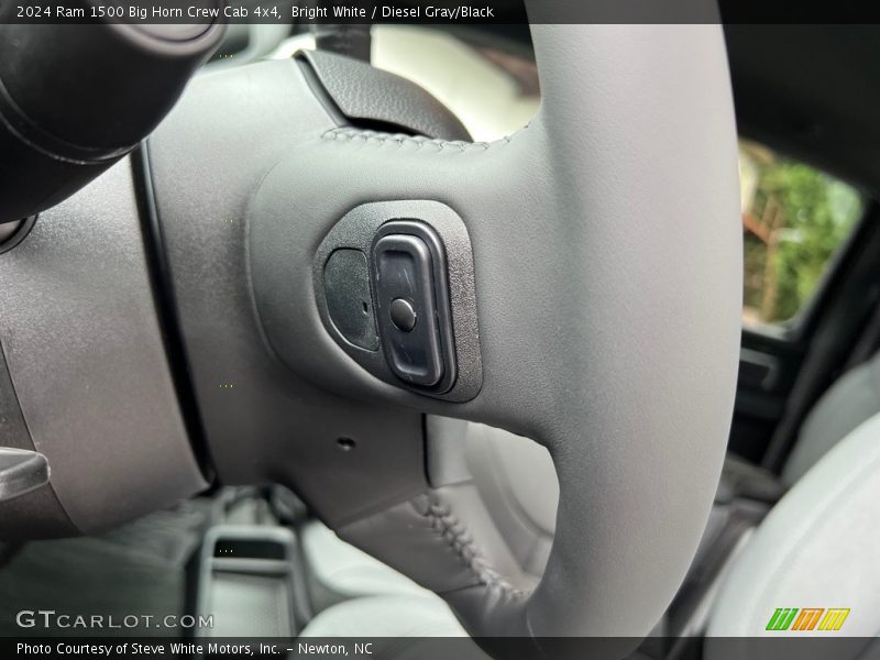 Bright White / Diesel Gray/Black 2024 Ram 1500 Big Horn Crew Cab 4x4