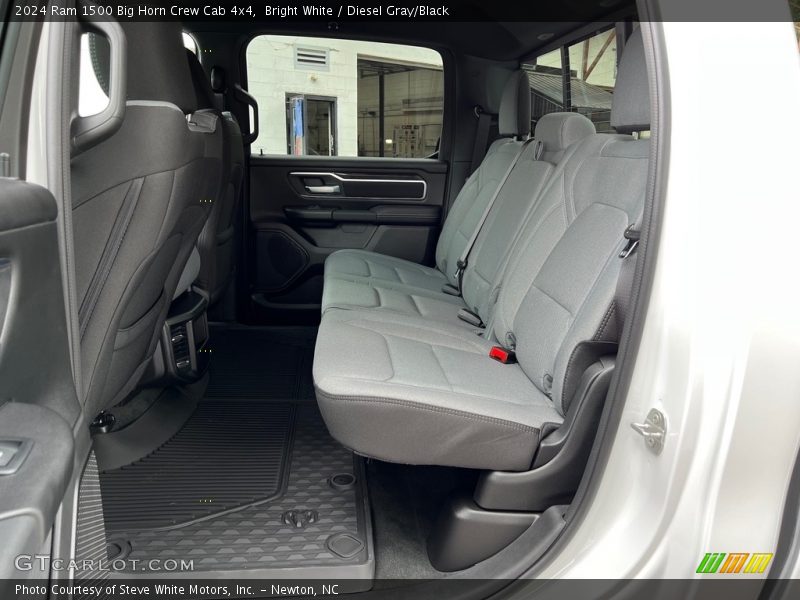 Rear Seat of 2024 1500 Big Horn Crew Cab 4x4
