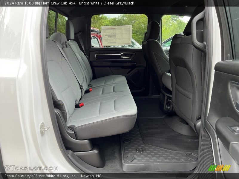 Rear Seat of 2024 1500 Big Horn Crew Cab 4x4