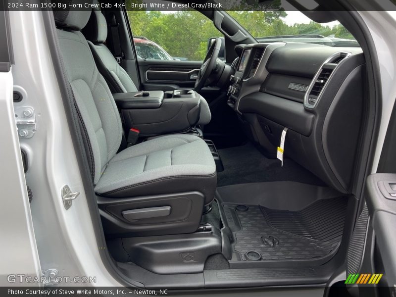 Front Seat of 2024 1500 Big Horn Crew Cab 4x4