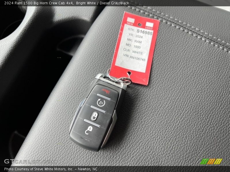 Keys of 2024 1500 Big Horn Crew Cab 4x4