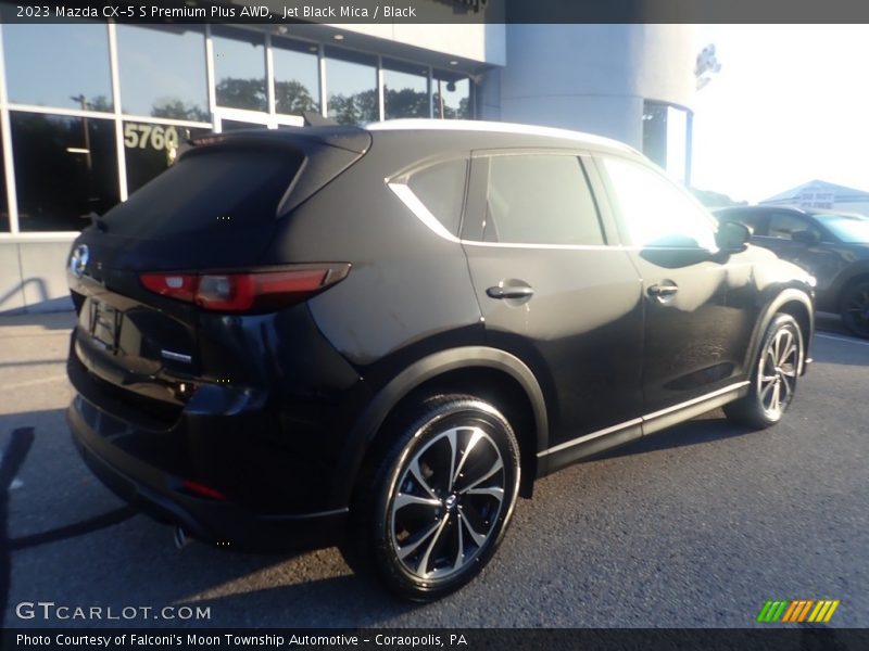 Jet Black Mica / Black 2023 Mazda CX-5 S Premium Plus AWD