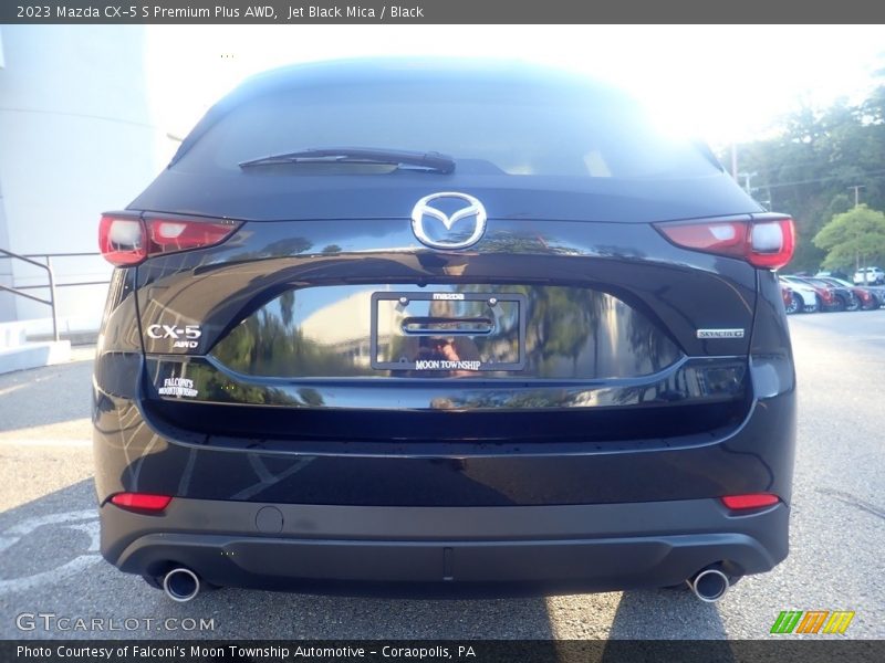 Jet Black Mica / Black 2023 Mazda CX-5 S Premium Plus AWD