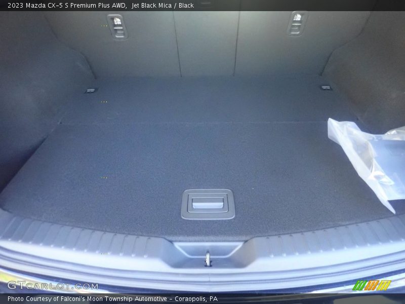 Jet Black Mica / Black 2023 Mazda CX-5 S Premium Plus AWD