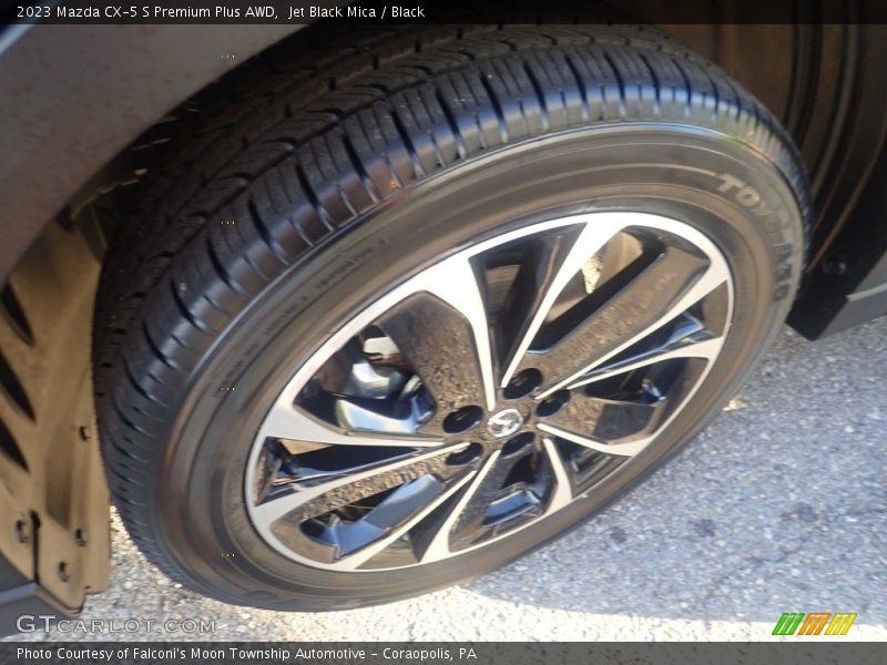 Jet Black Mica / Black 2023 Mazda CX-5 S Premium Plus AWD