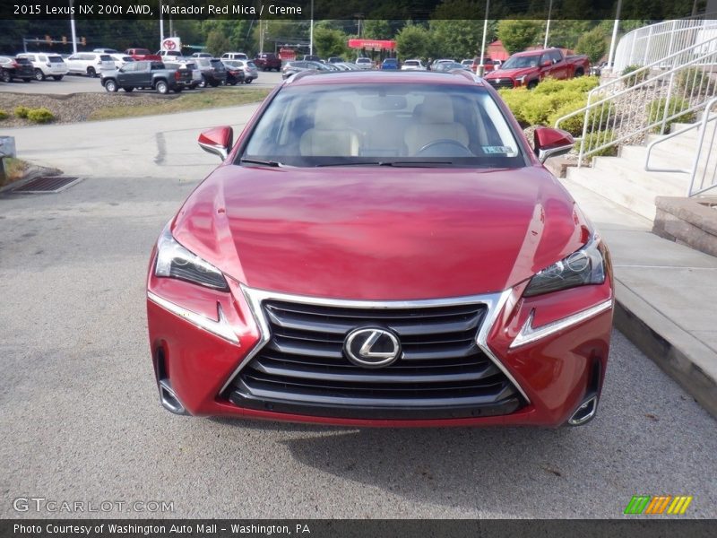 Matador Red Mica / Creme 2015 Lexus NX 200t AWD