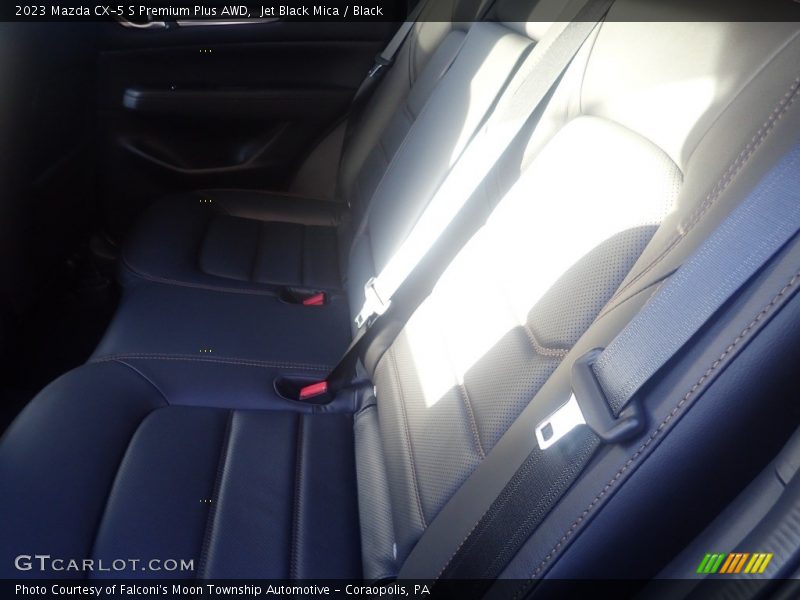 Jet Black Mica / Black 2023 Mazda CX-5 S Premium Plus AWD