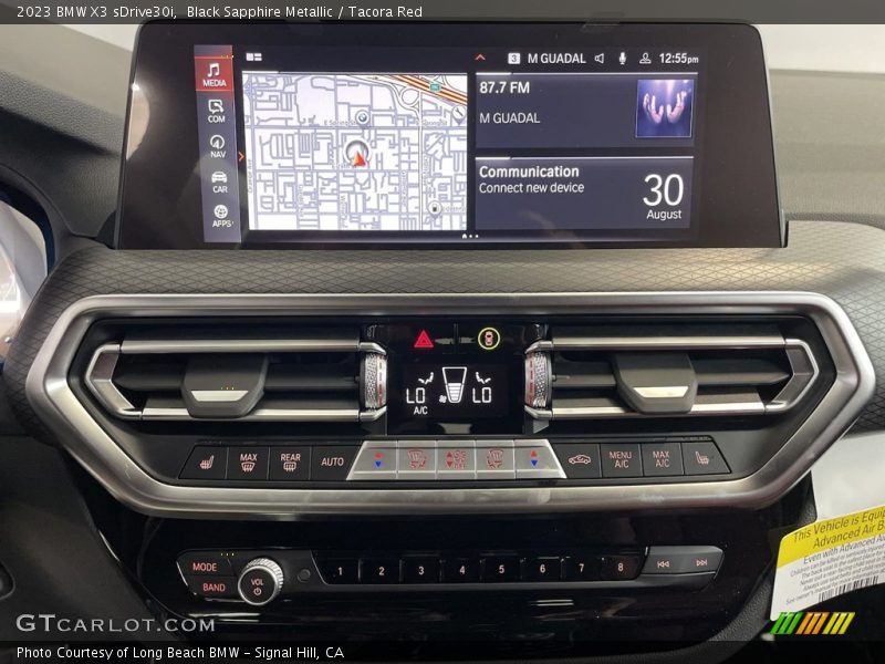 Controls of 2023 X3 sDrive30i