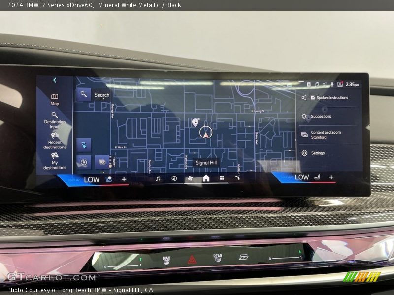 Navigation of 2024 i7 Series xDrive60