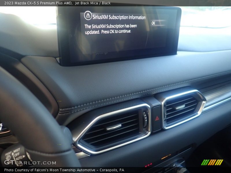 Jet Black Mica / Black 2023 Mazda CX-5 S Premium Plus AWD