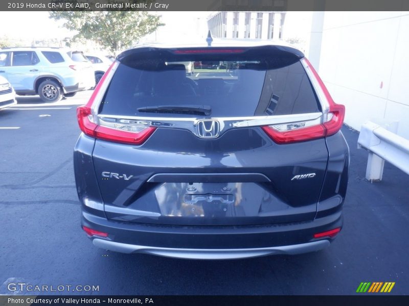 Gunmetal Metallic / Gray 2019 Honda CR-V EX AWD