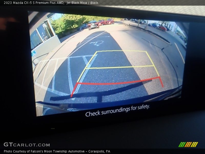 Jet Black Mica / Black 2023 Mazda CX-5 S Premium Plus AWD