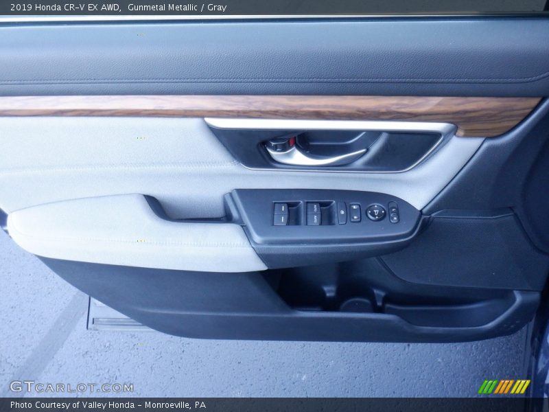 Gunmetal Metallic / Gray 2019 Honda CR-V EX AWD
