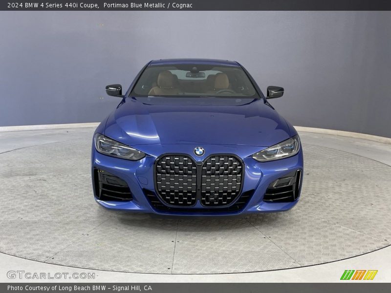 Portimao Blue Metallic / Cognac 2024 BMW 4 Series 440i Coupe