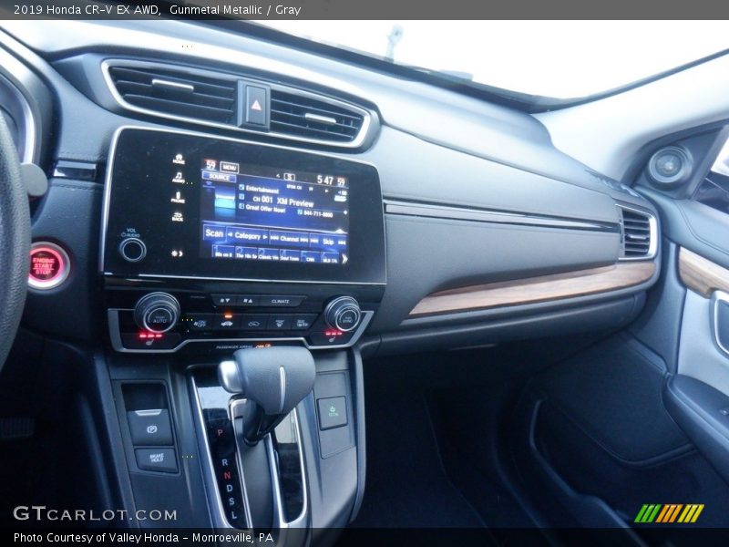 Gunmetal Metallic / Gray 2019 Honda CR-V EX AWD