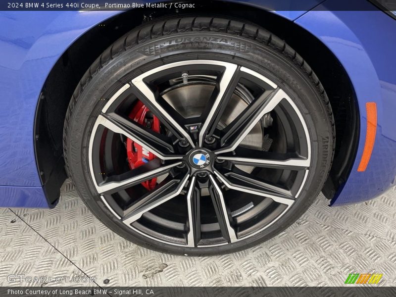 Portimao Blue Metallic / Cognac 2024 BMW 4 Series 440i Coupe